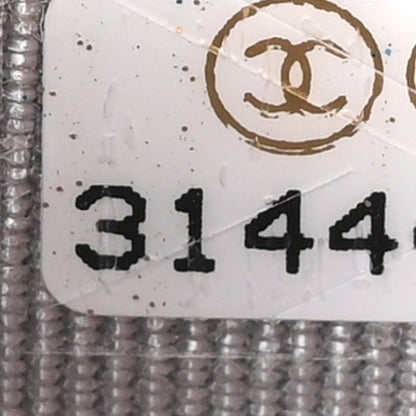 Chanel Caviar Quilted Large Gusset Flap Wallet Grey 12 of 19