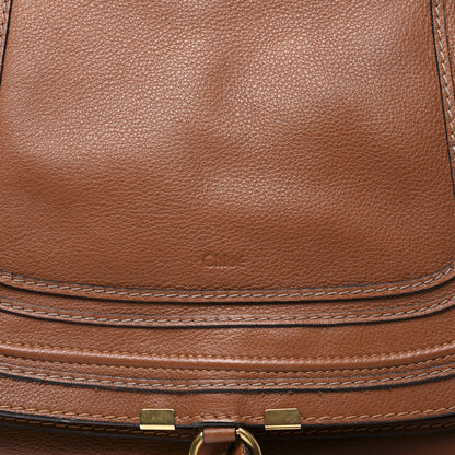 Chloe Calfskin Large Marcie Satchel Tan 14 of 14