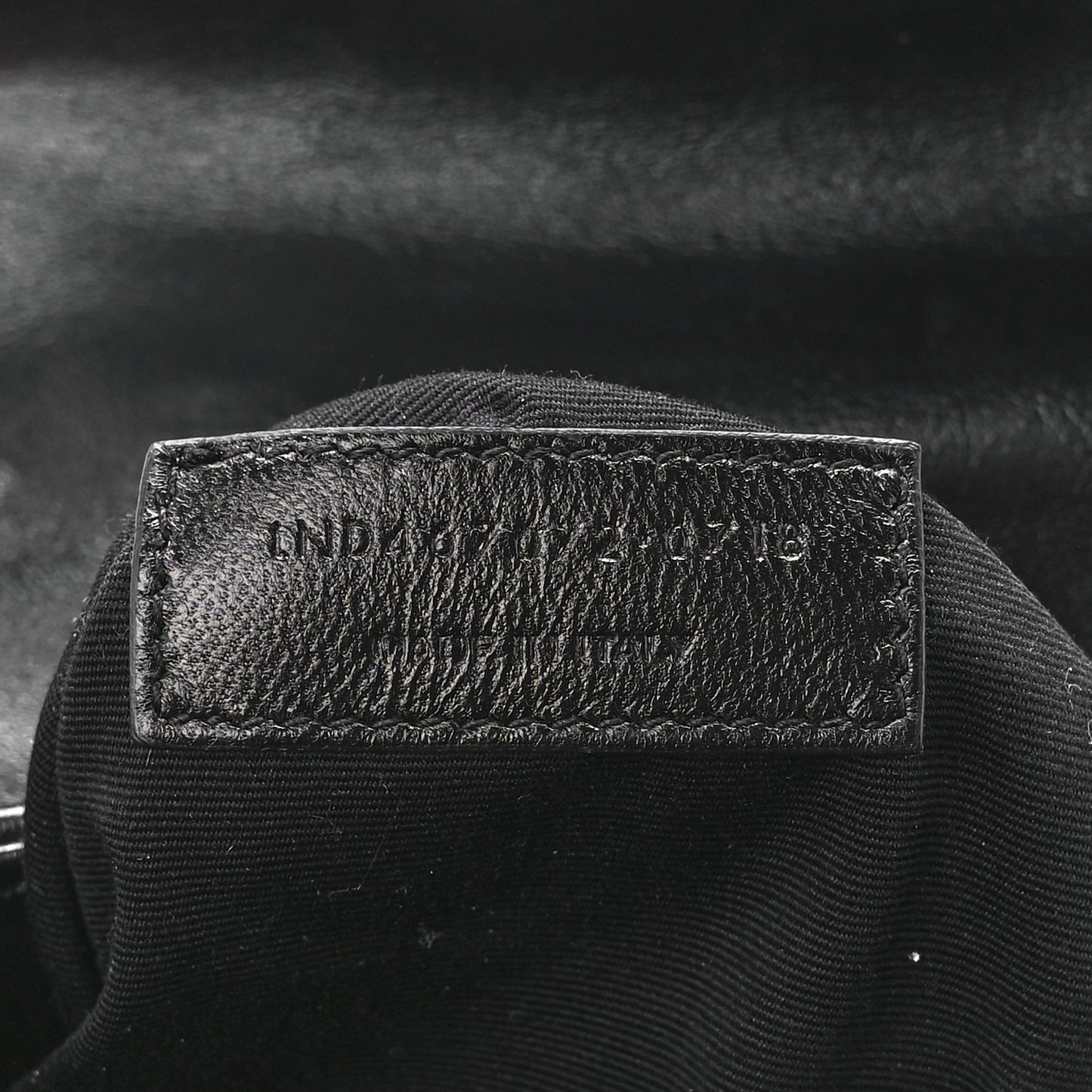 Calfskin Y Quilted Monogram Toy Loulou Crossbody Bag Black