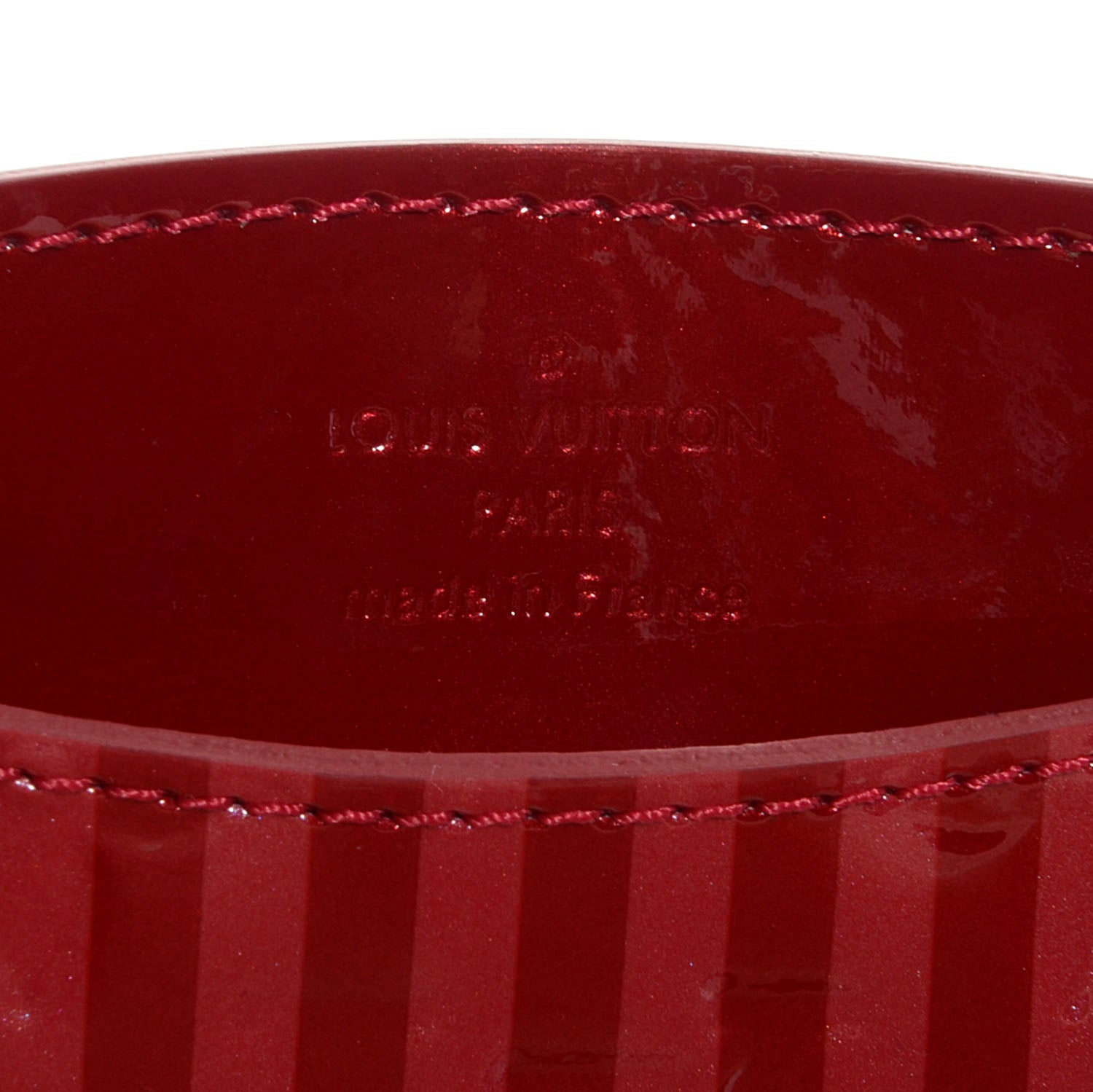Louis Vuitton Vernis Rayures Mirror Case Pomme D'Amour 6 of 7