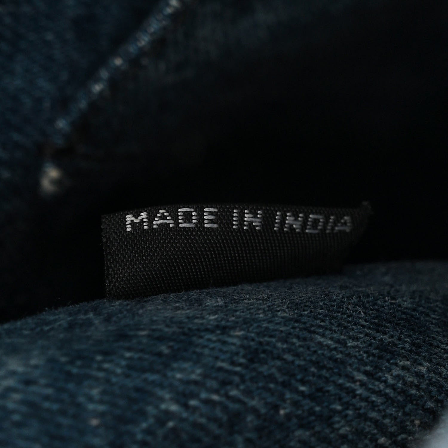 Prada Denim Small Logo Tote Bleu 7 of 12