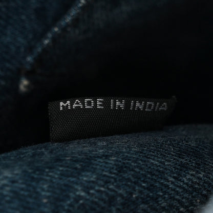Prada Denim Small Logo Tote Bleu 7 of 12