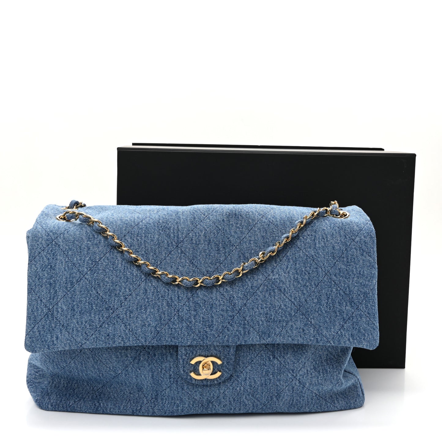 Denim Souplissimo Maxi Flap Blue