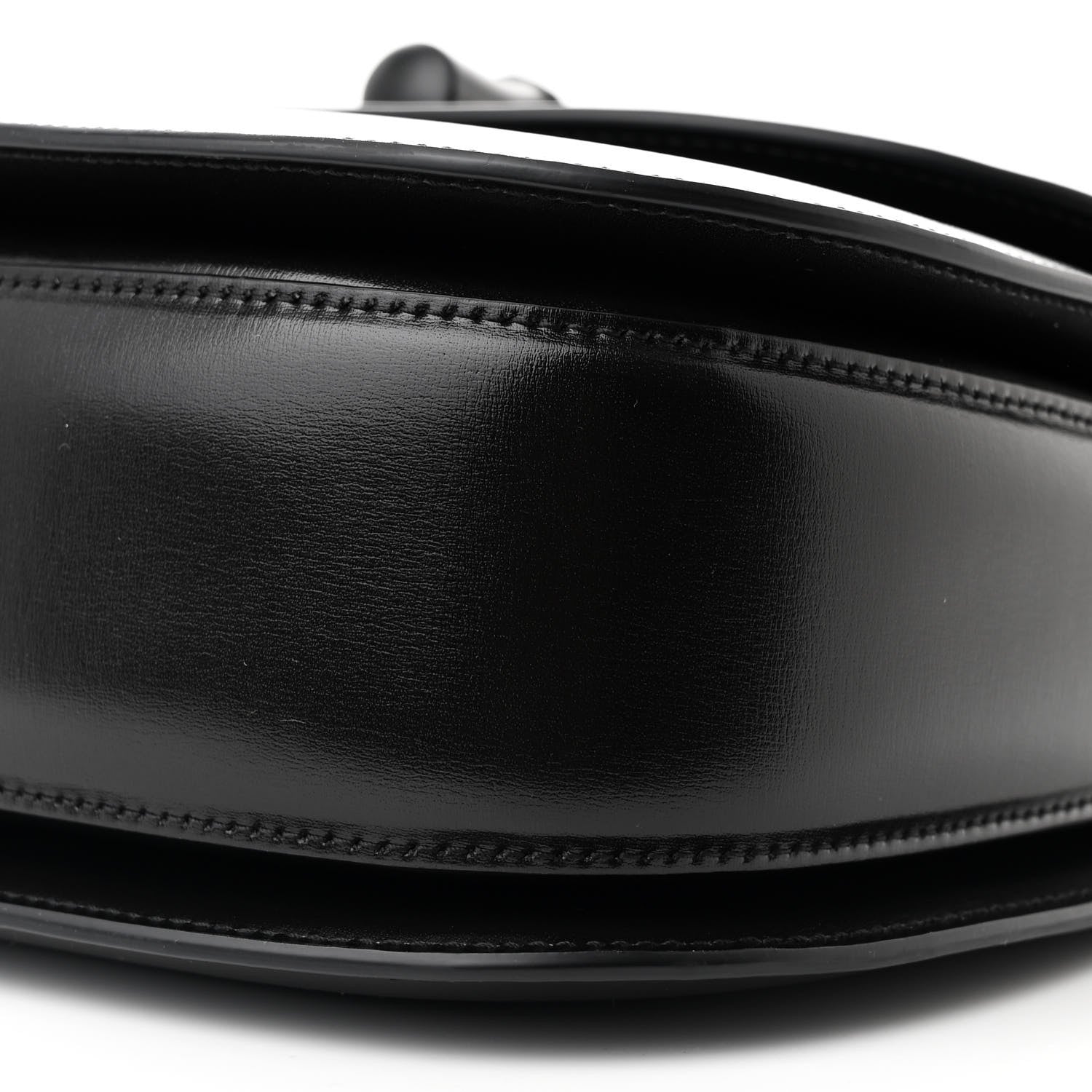 Gucci Boarded Dyana Lux Calfskin Web Monochrome Medium Bamboo 1947 Top Handle Bag Black 9 of 10