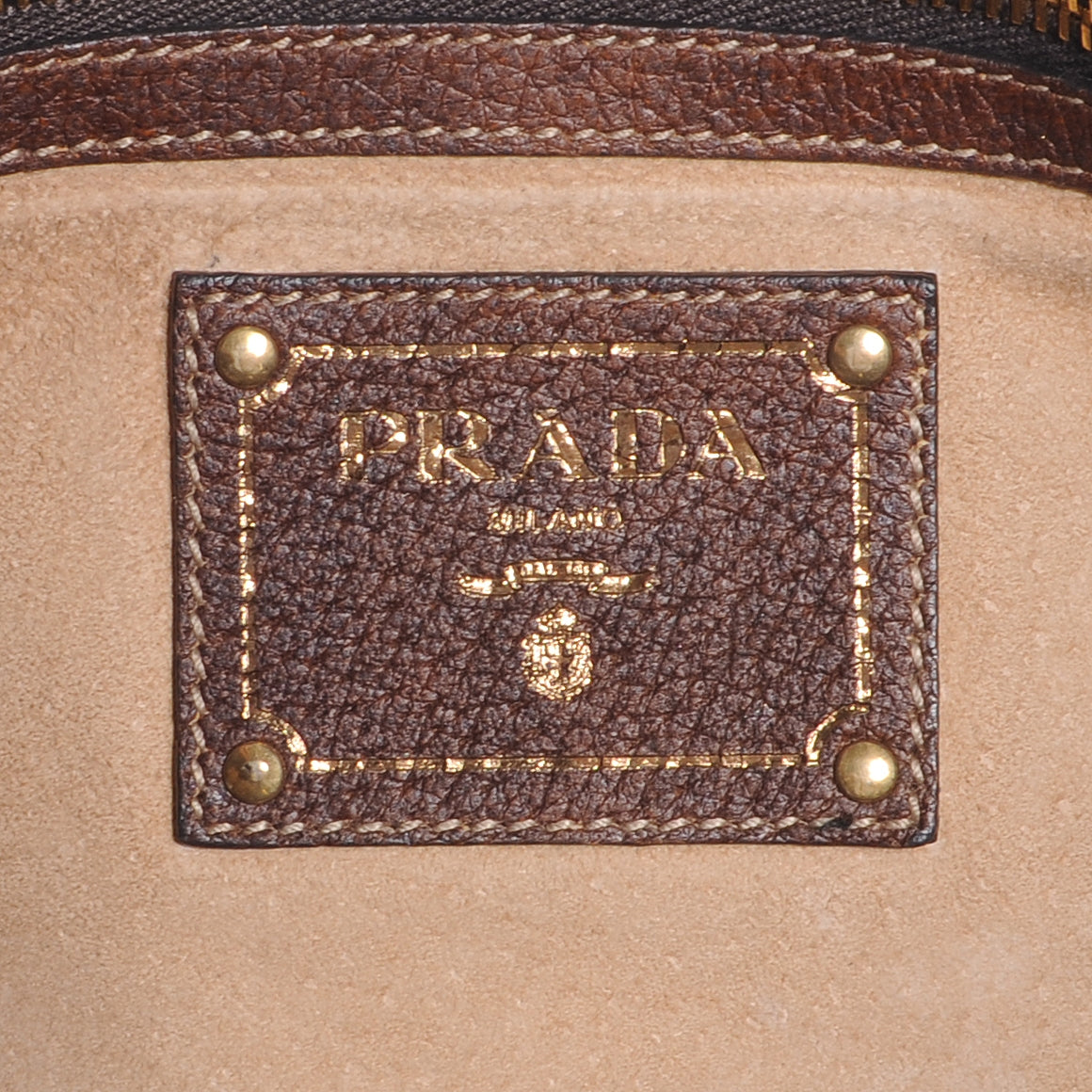 Prada Denim Shoulder Bag Blue 7 of 8