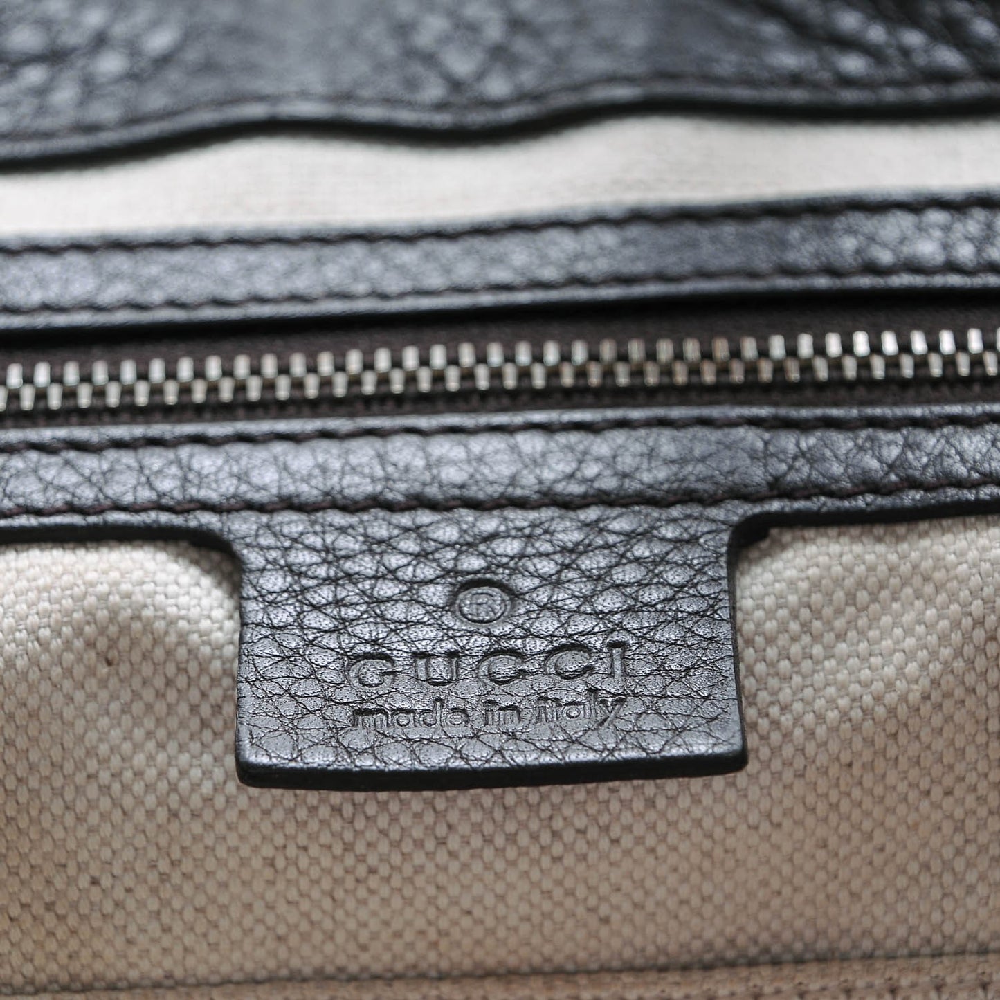 Diamante Cellarius Calfskin Medium 1973 Shoulder Bag Beige Ebony Cocoa
