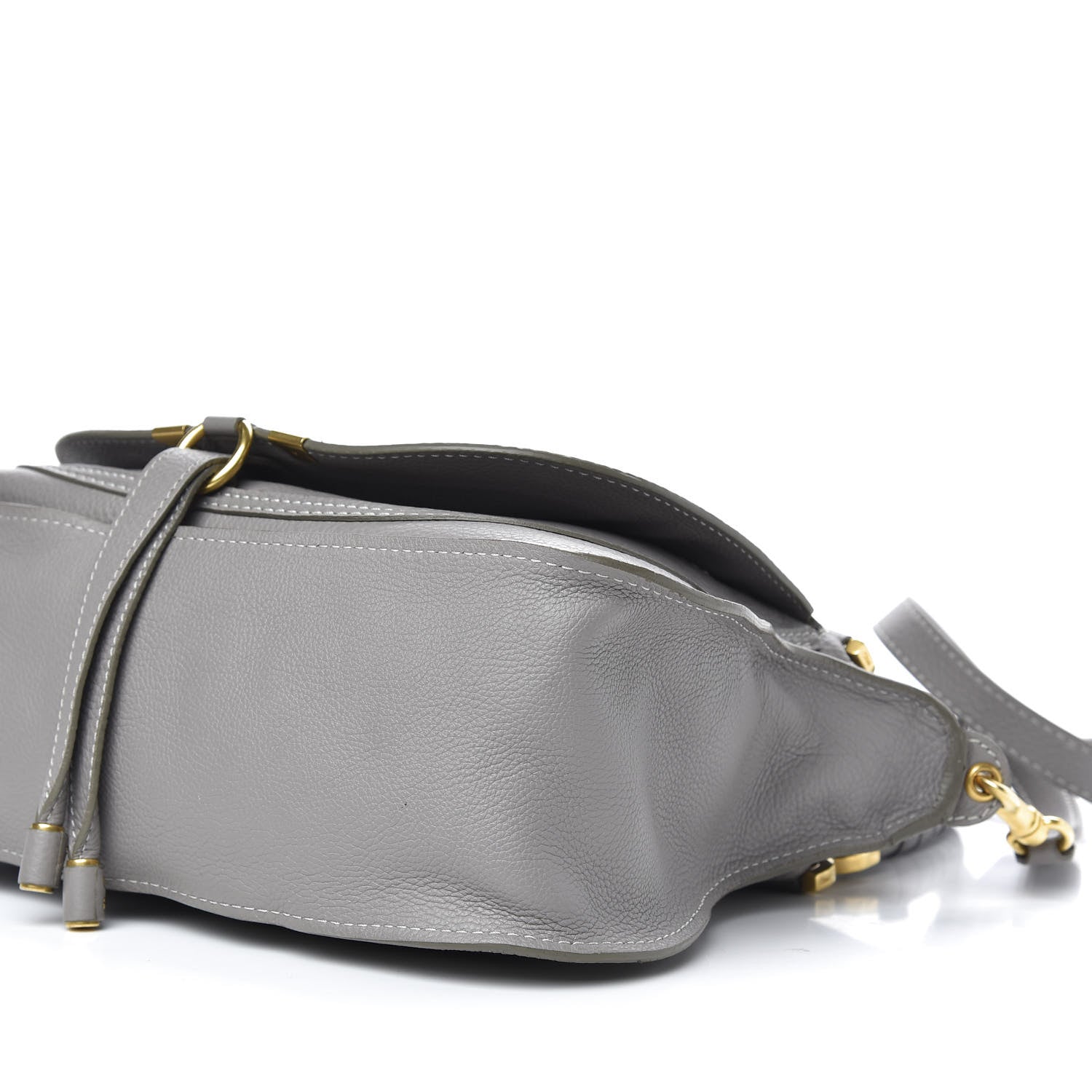 Chloe Calfskin Medium Marcie Satchel Cashmere Grey 8 of 10