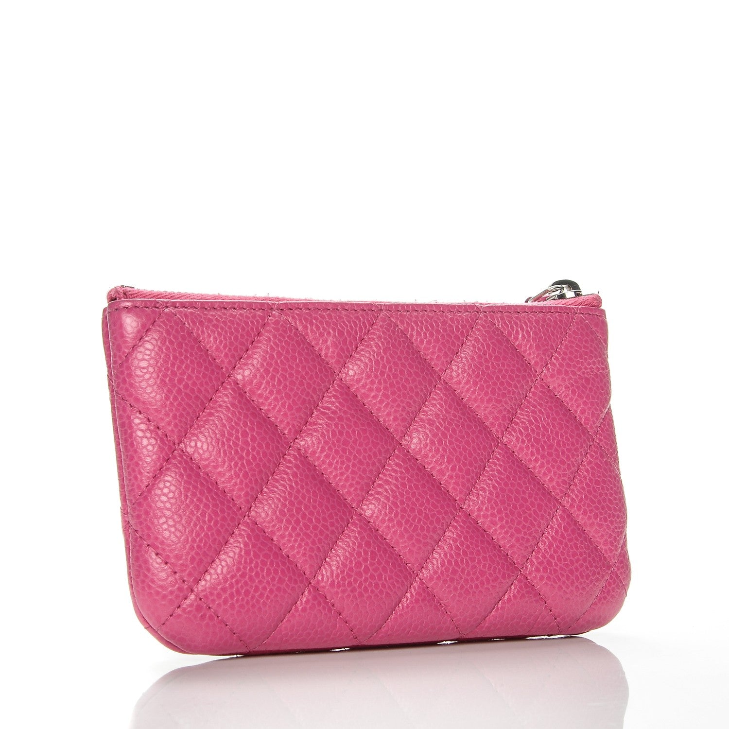 Chanel Caviar Quilted Small Cosmetic Case Pink 3 of 7