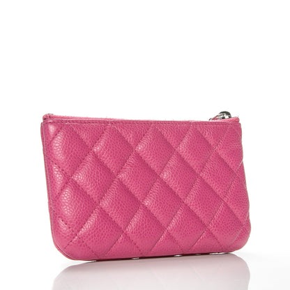 Chanel Caviar Quilted Small Cosmetic Case Pink 3 of 7