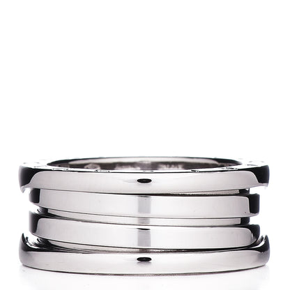 Bulgari 18K White Gold B.Zero1 3 Band Ring 56 7.5 3 of 6