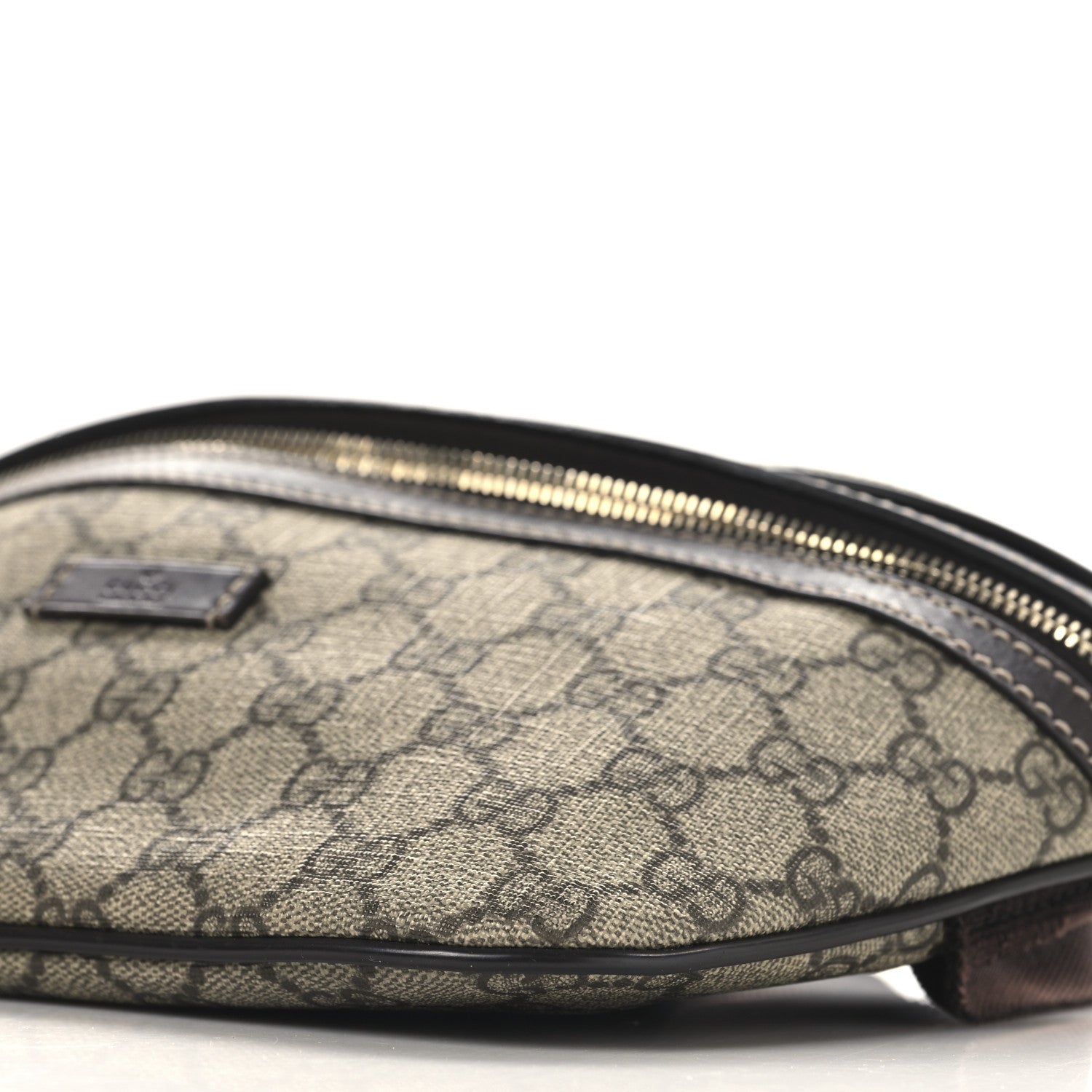 Gucci GG Supreme Monogram Belt Bag Dark Brown 10 of 12