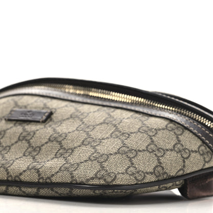 Gucci GG Supreme Monogram Belt Bag Dark Brown 10 of 12