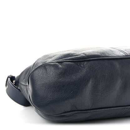 Balenciaga Agneau Classic Silver Hardware Hexagon Bleu Mineral 9 of 10