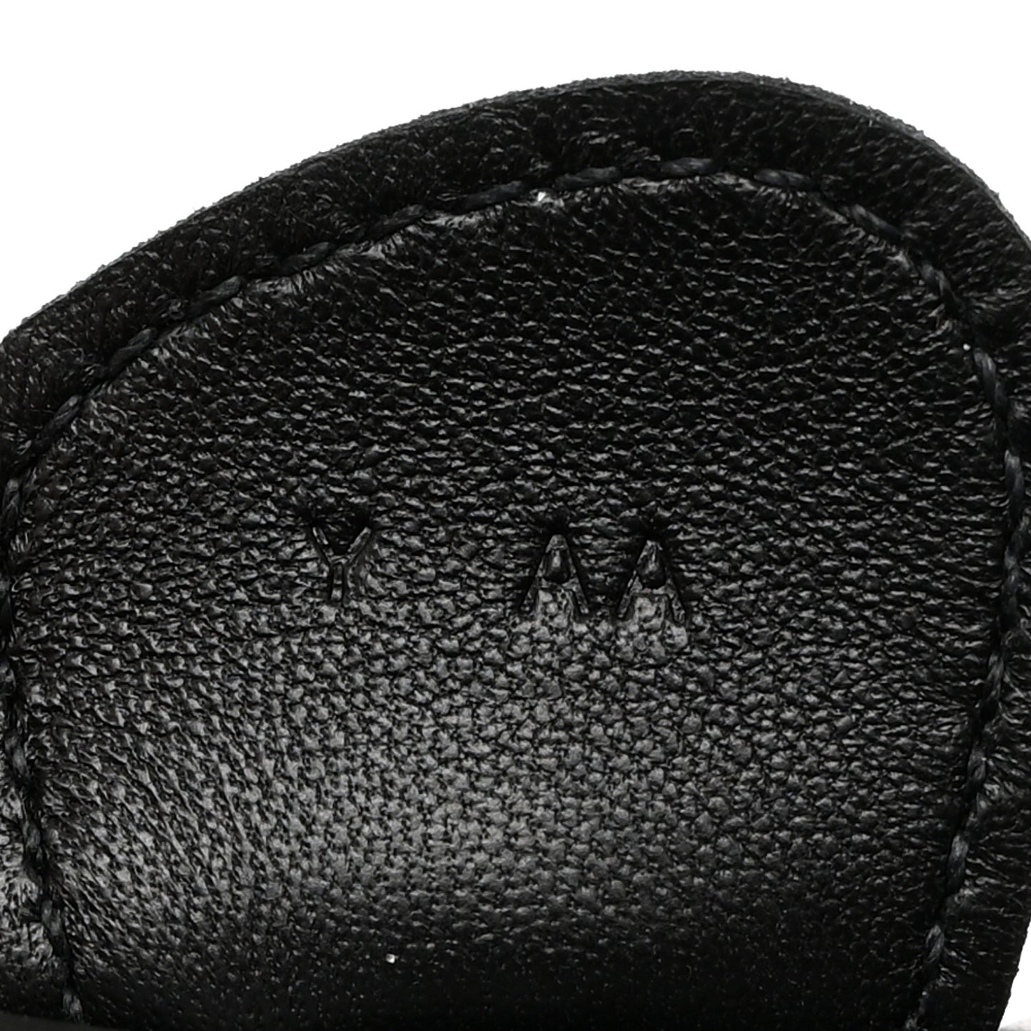 Milo Lambskin Grigri Rodeo Horse Bag Charm MM So Black