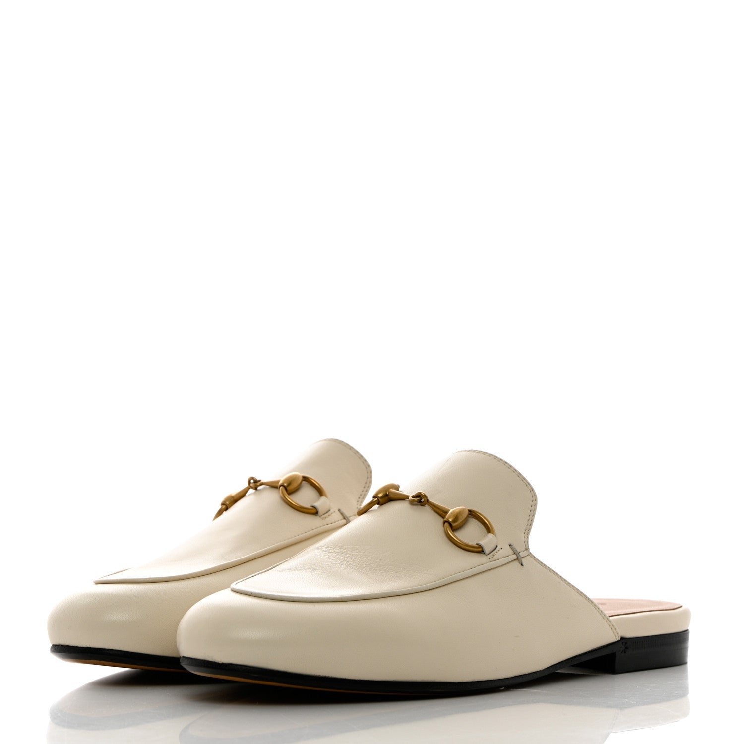 Gucci Malaga Kid Womens Princetown Slippers 36.5 Mystic White 3 of 9
