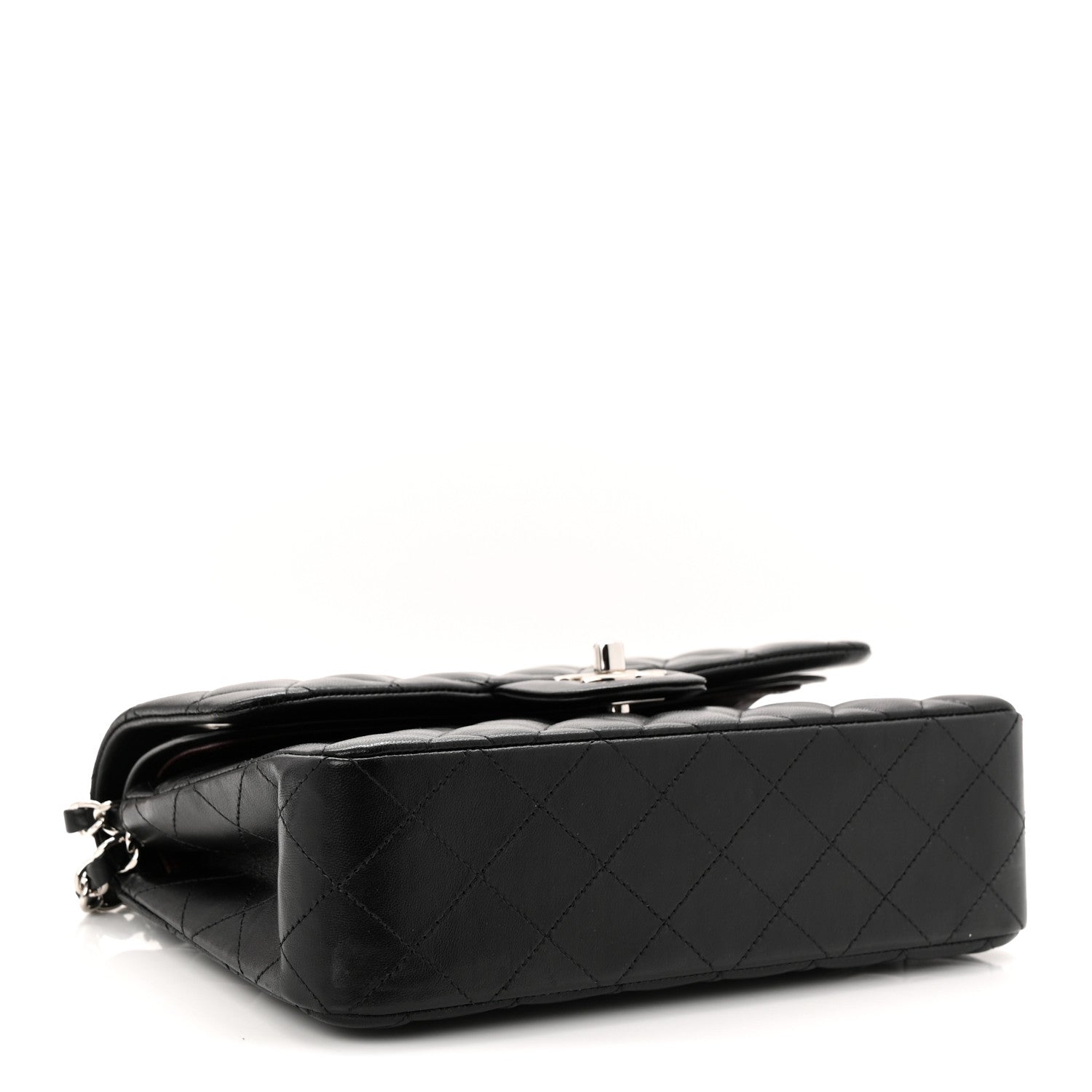 Chanel Lambskin Quilted Small Double Flap Black 4 of 10