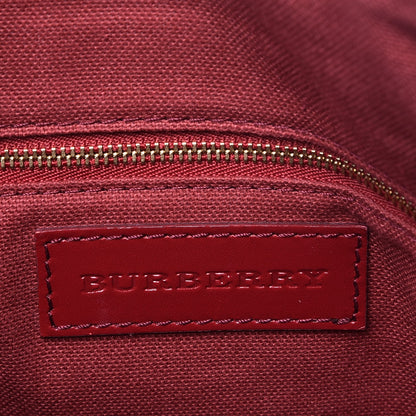 Burberry Haymarket Check Small Salisbury Tote Military Red 6 of 10