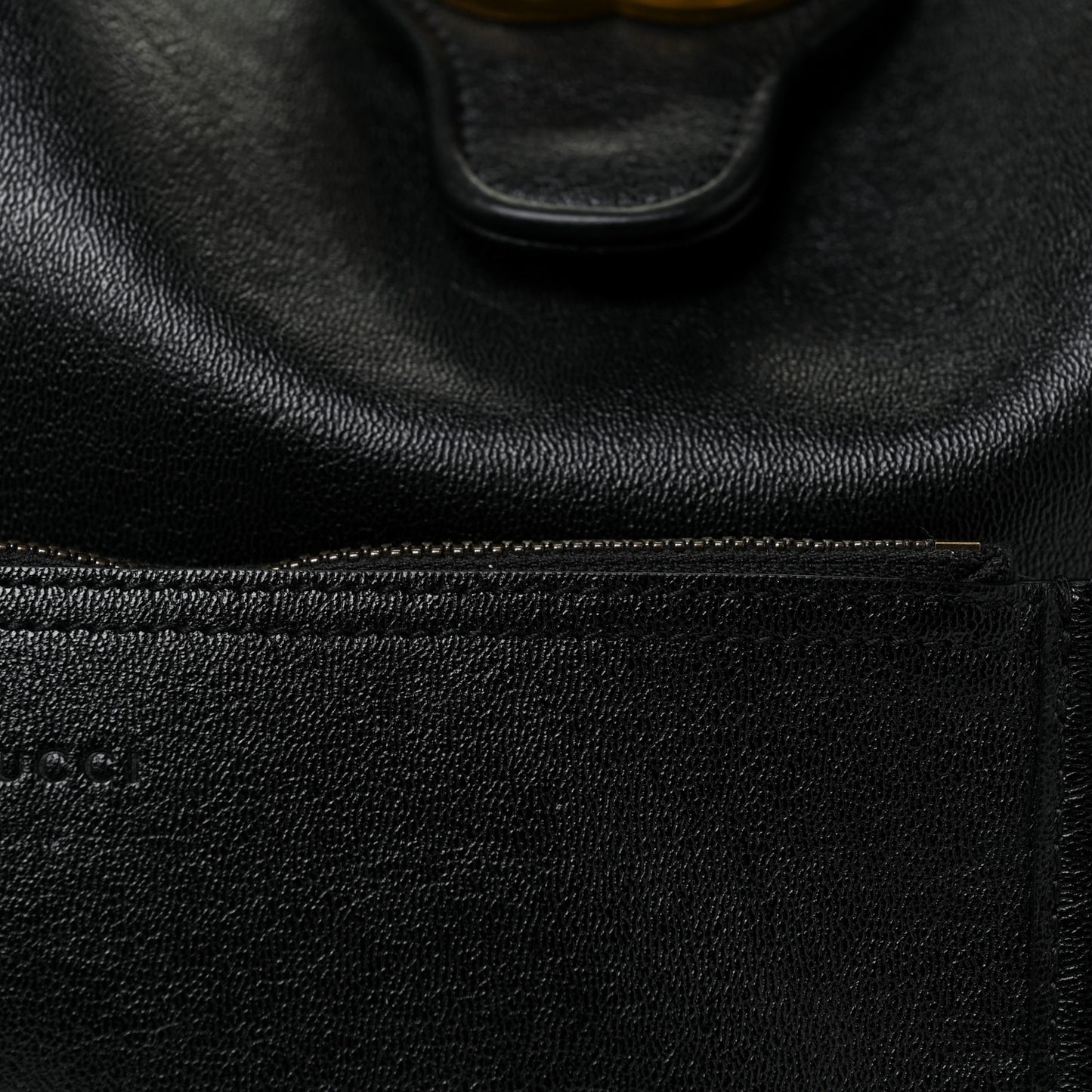 New Sakai Calfskin Lux Medium Dahlia Tote Black