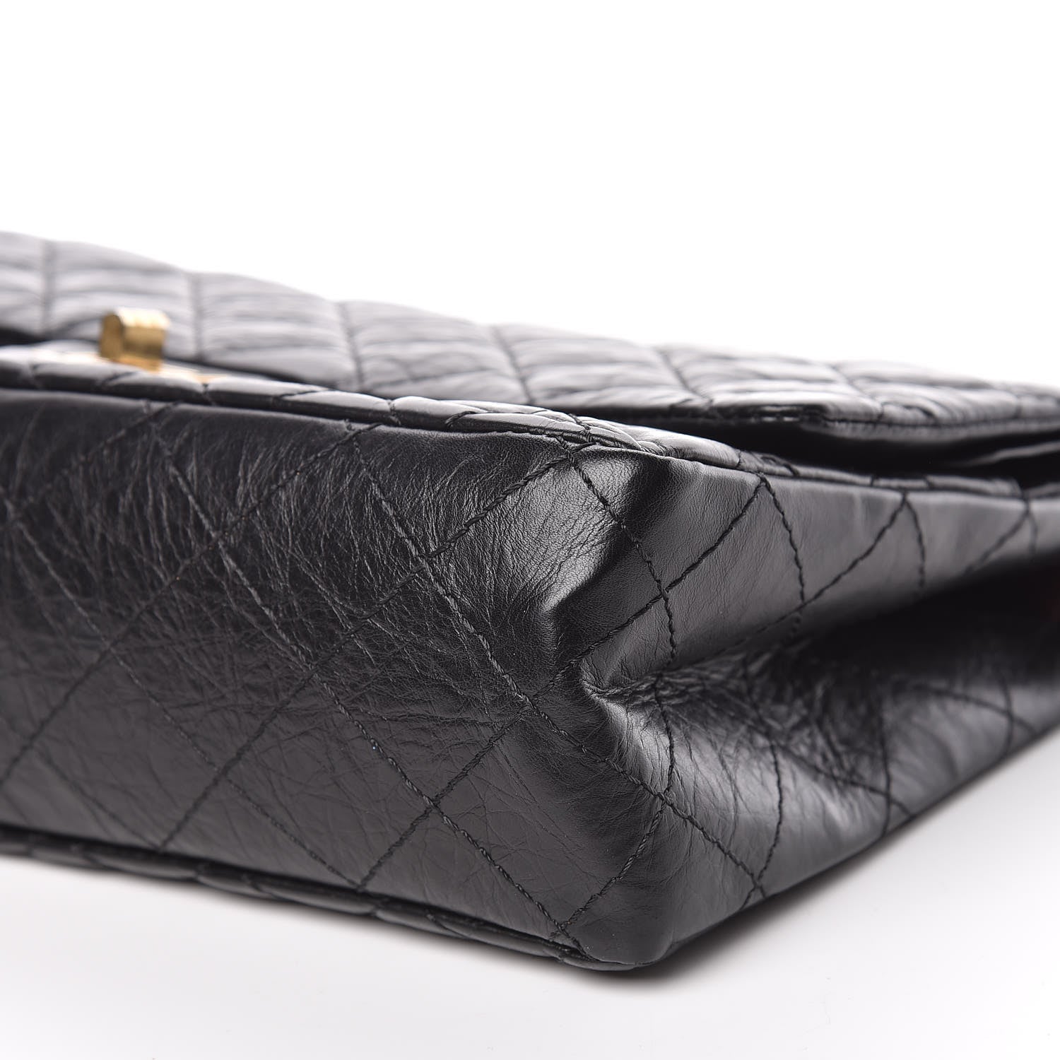 Chanel Aged Calfskin Quilted 2.55 Reissue 226 Flap Black 9 of 9