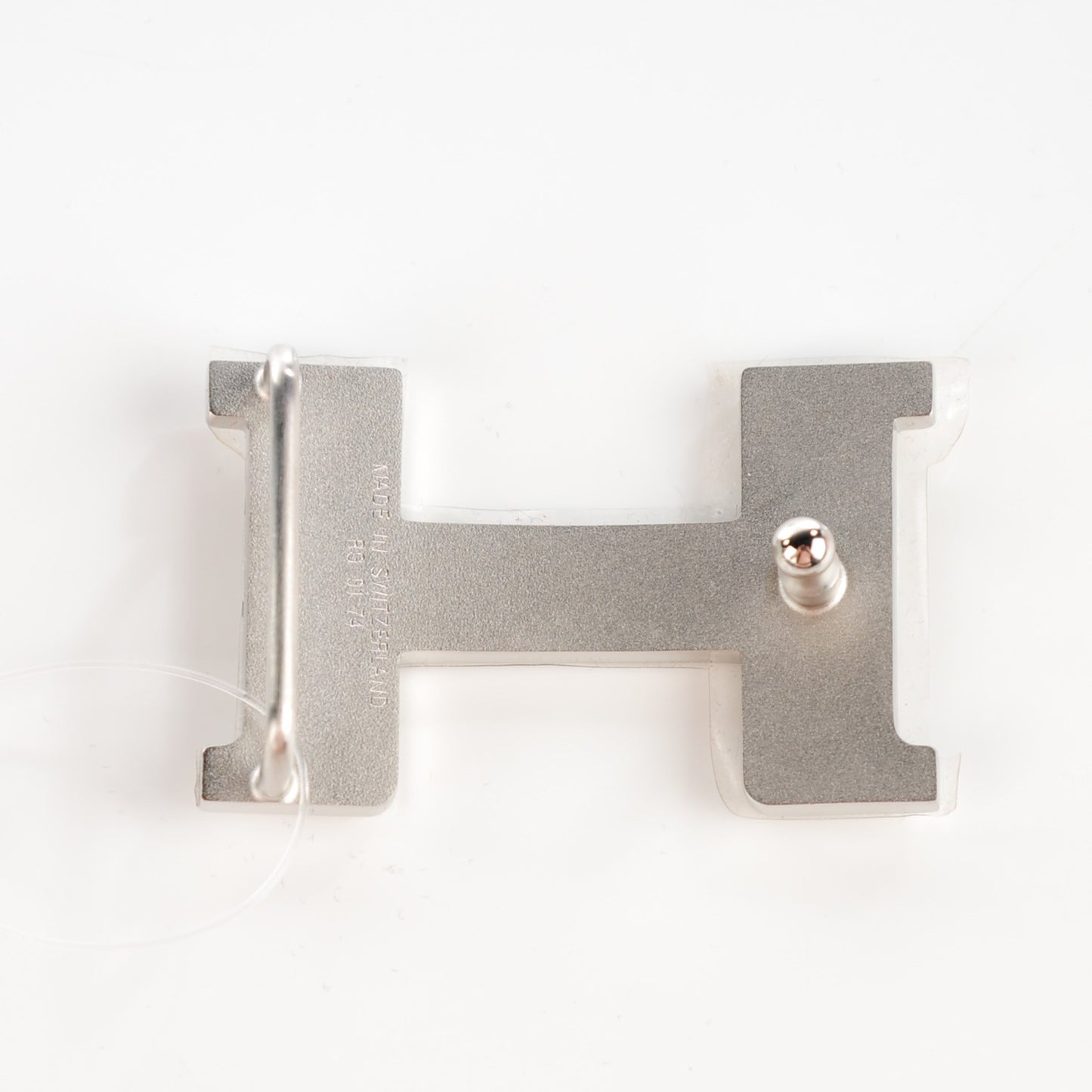 Epsom Swift 24mm H Belt 80 Silver Black