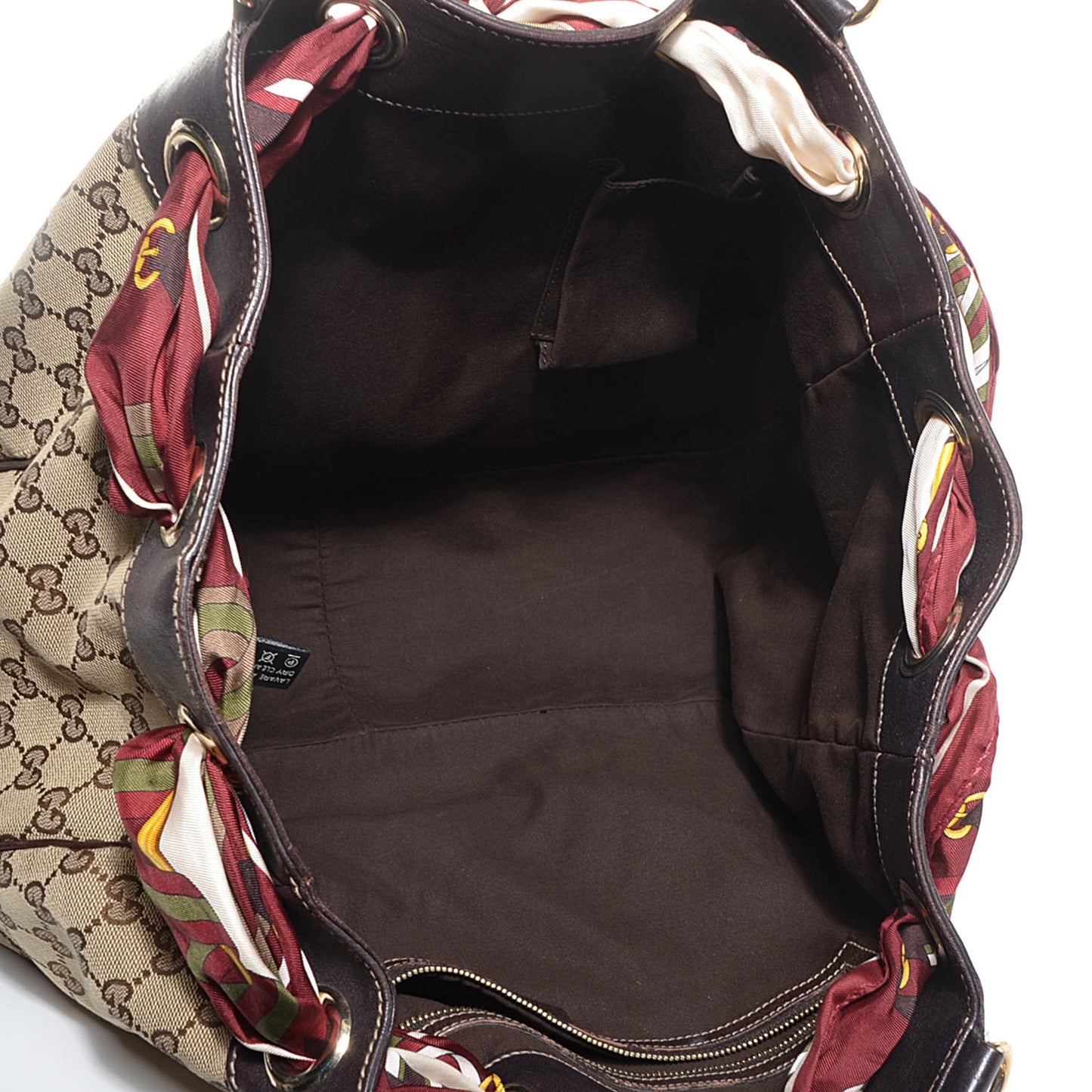 Monogram Large Positano Tote Brown