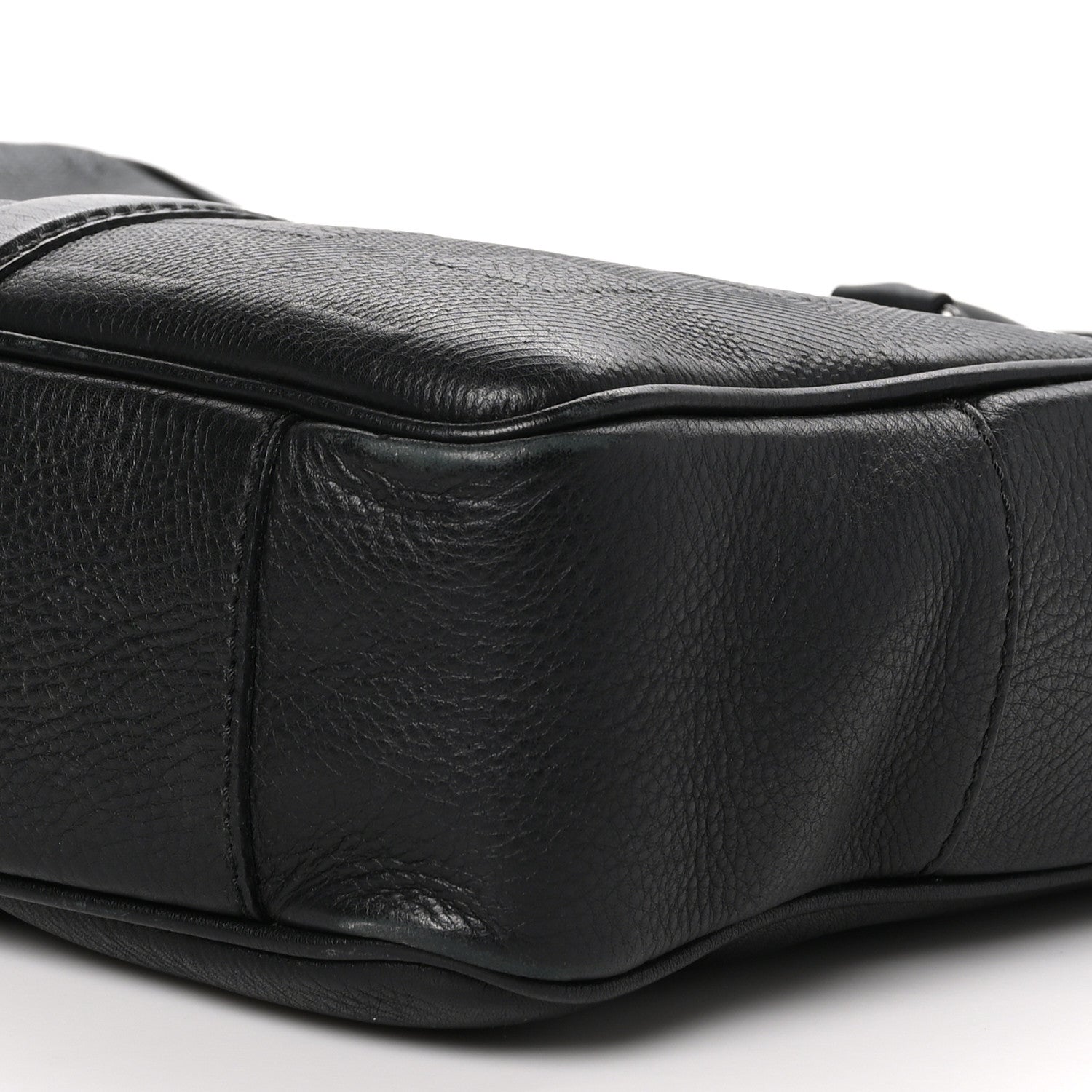 Burberry Heritage Grain Check Embossed Briefcase Black 8 of 10