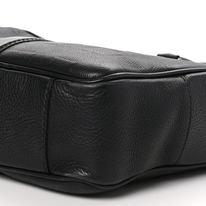 Burberry Heritage Grain Check Embossed Briefcase Black 8 of 10