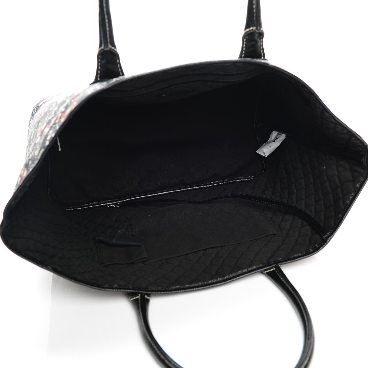 Coated Canvas Coco Tote Black