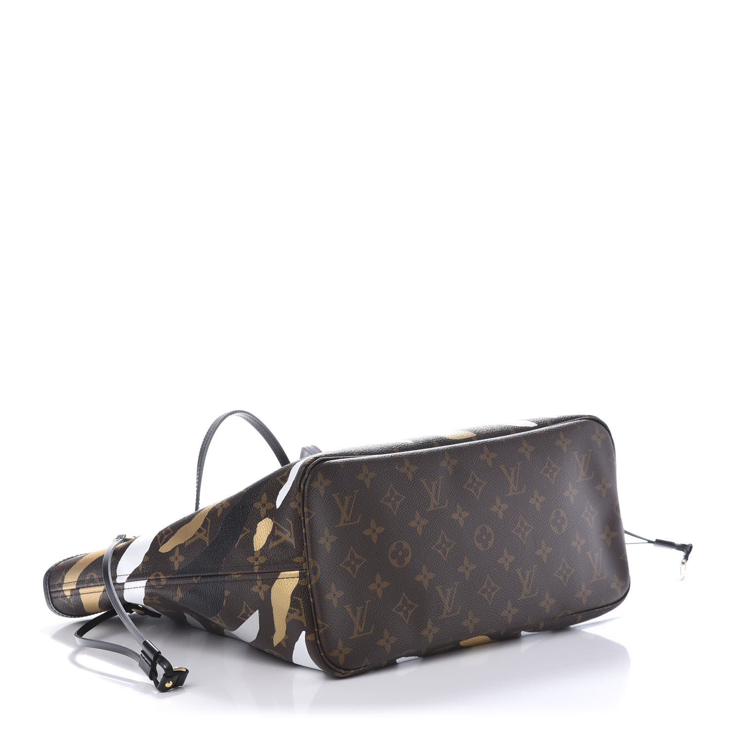 Louis Vuitton X LOL Monogram Neverfull MM Gold Silver 4 of 10