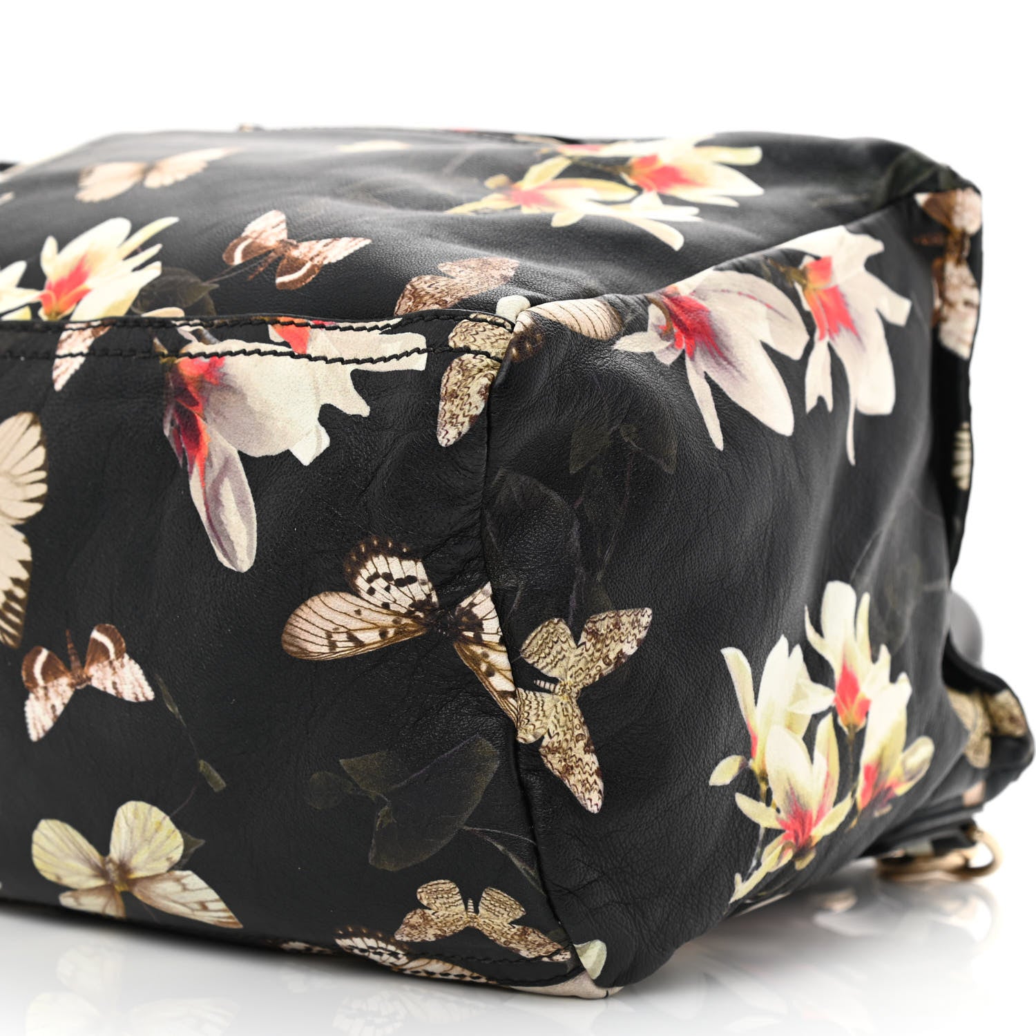 Givenchy Lambskin Magnolia Print Medium Pandora Black 10 of 10