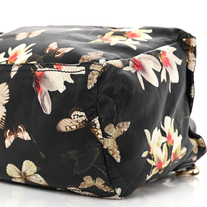 Givenchy Lambskin Magnolia Print Medium Pandora Black 10 of 10