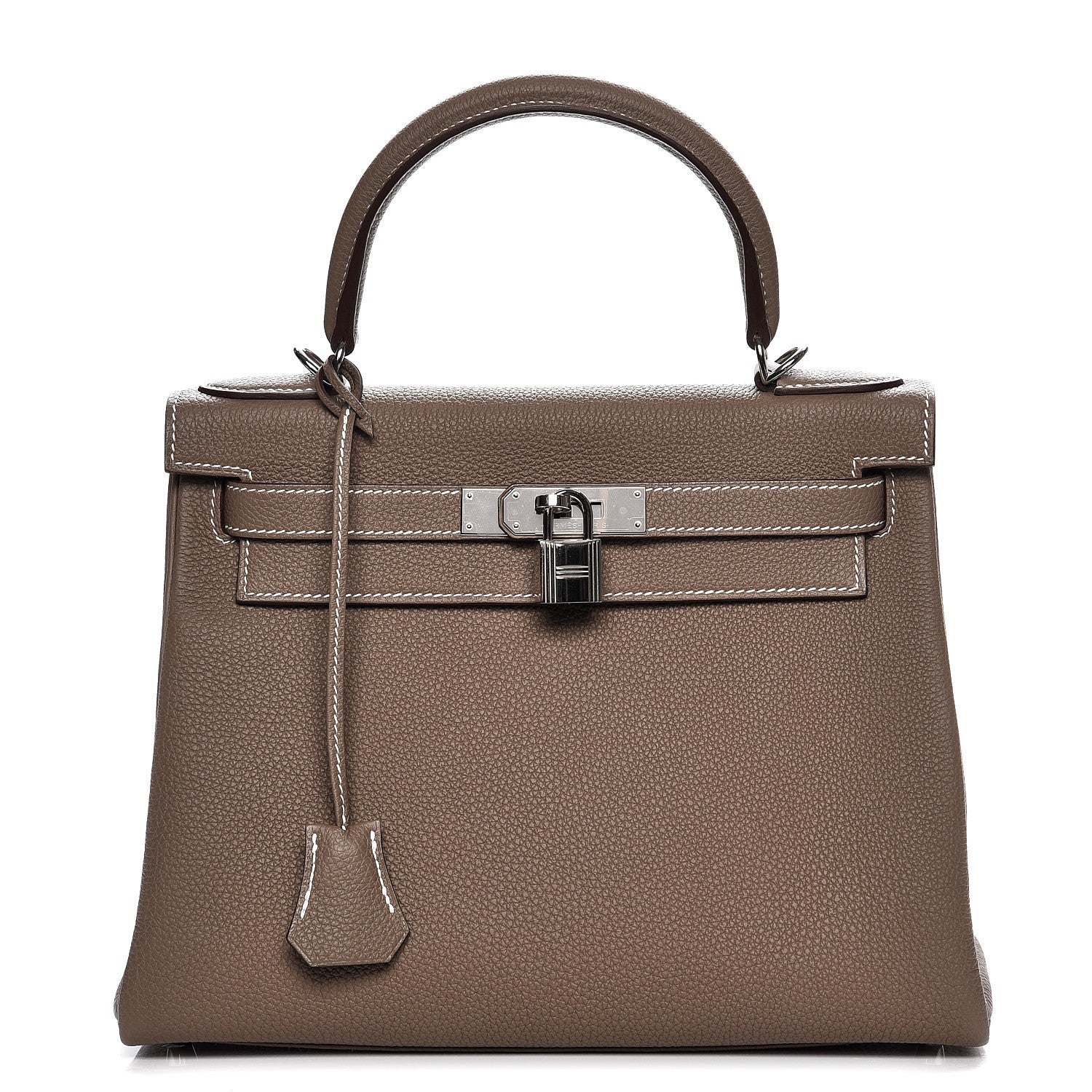 Hermes Togo Kelly Retourne 28 Etoupe 1 of 36