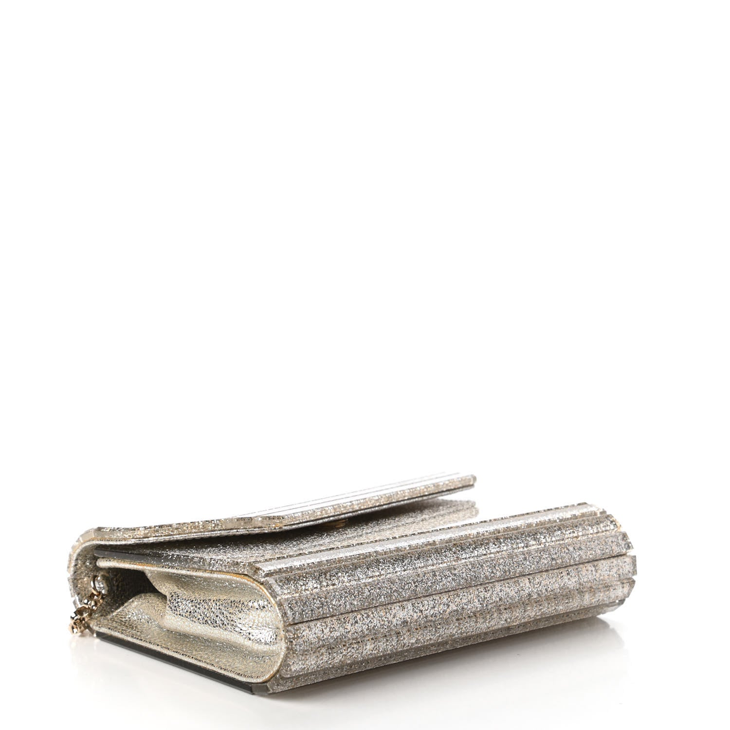 Jimmy Choo Acrylic Glitter Candy Clutch Champagne 4 of 11