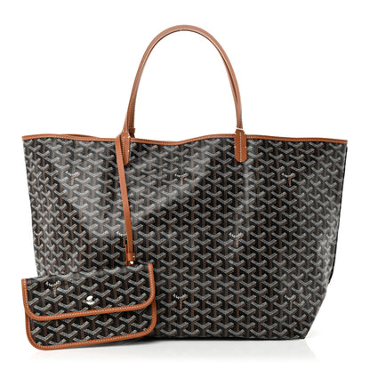 Goyard Goyardine Saint Louis GM Black Gold 3 of 11