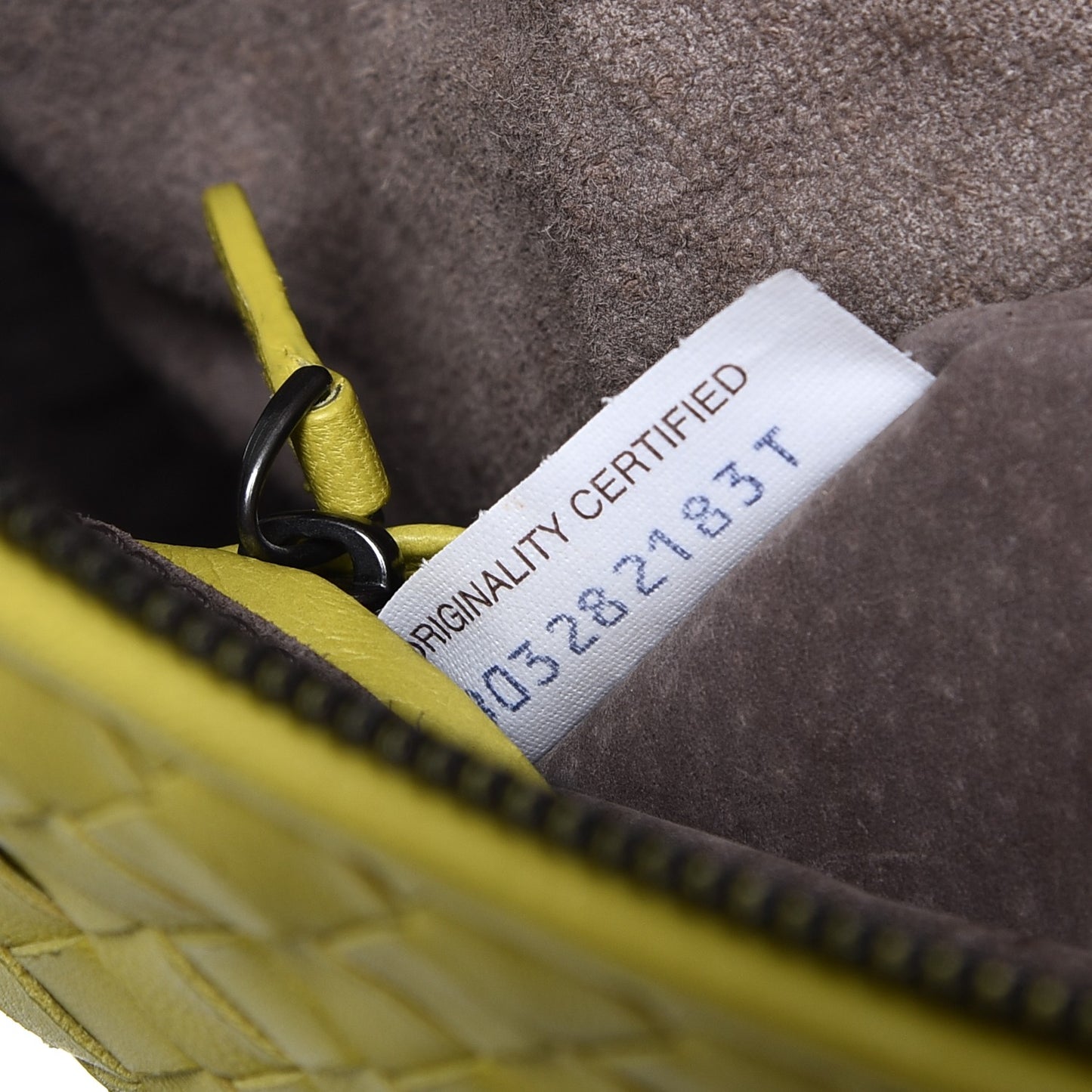 Nappa Intrecciato Pillow Crossbody Messenger Chartreuse