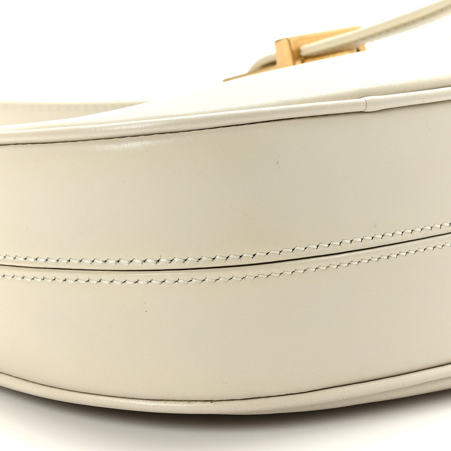 Saint Laurent Shiny Calfskin Le Fermoir Hobo 7 of 8