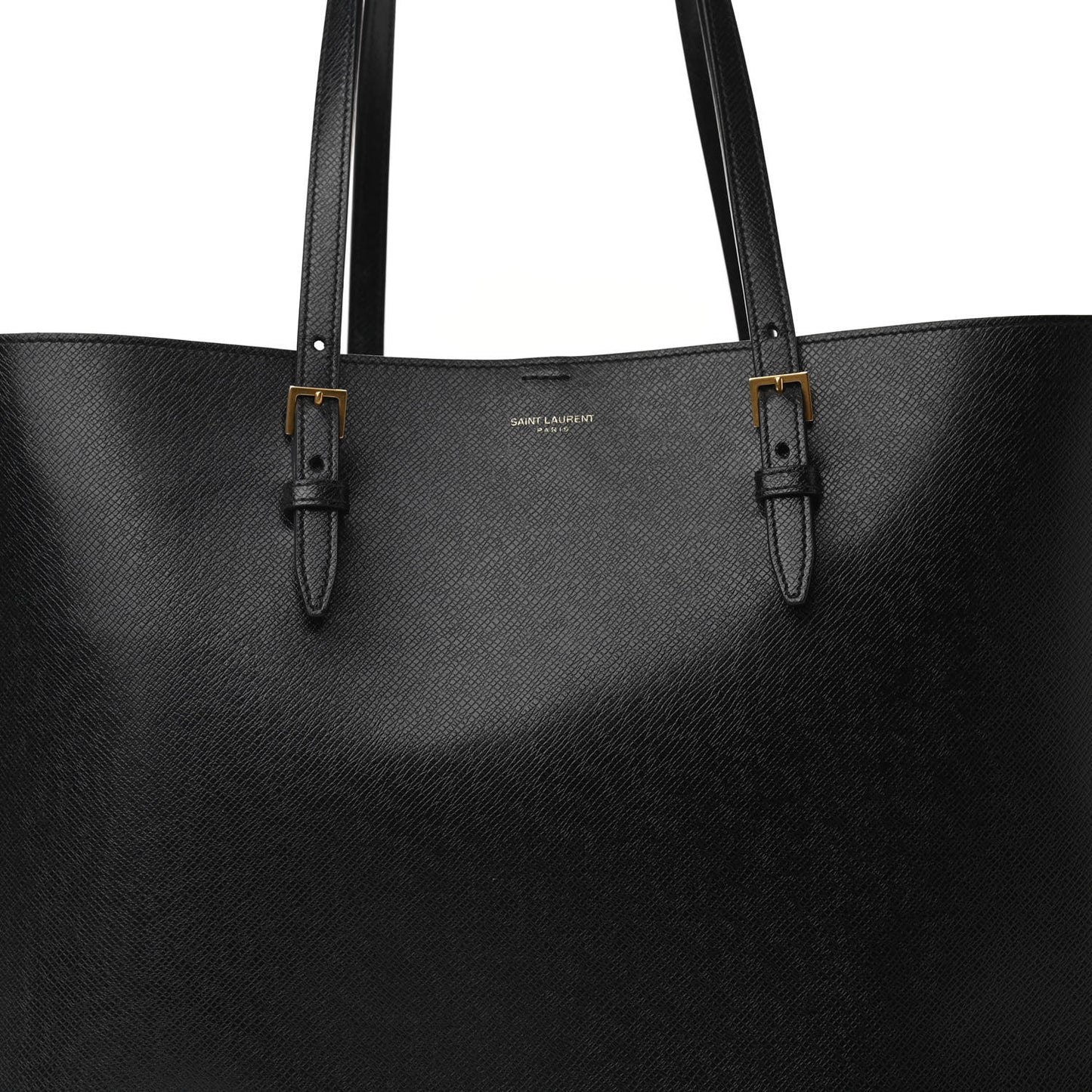 Calfskin Large Shopping Tote Black
