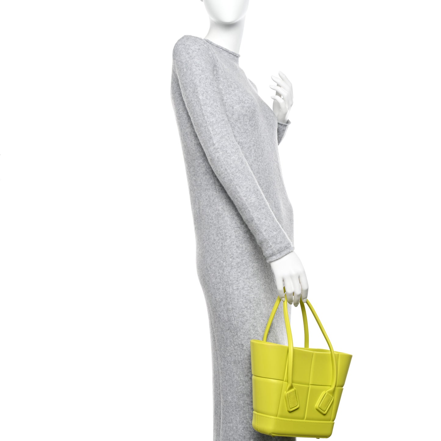 Rubber Maxi Intrecciato Mini Arco Kiwi Green