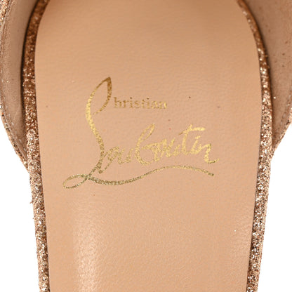 Christian Louboutin Glitter Vampana 120 Pumps 39 Nude 6 of 9