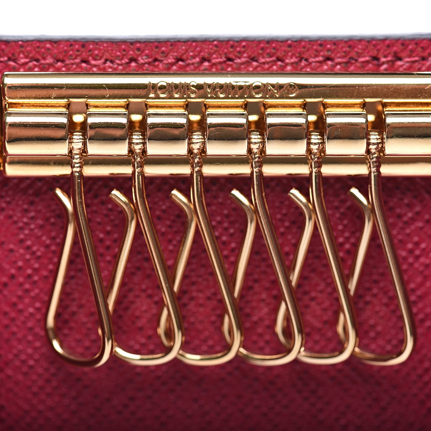Monogram 6 Key Multicles Holder Fuchsia