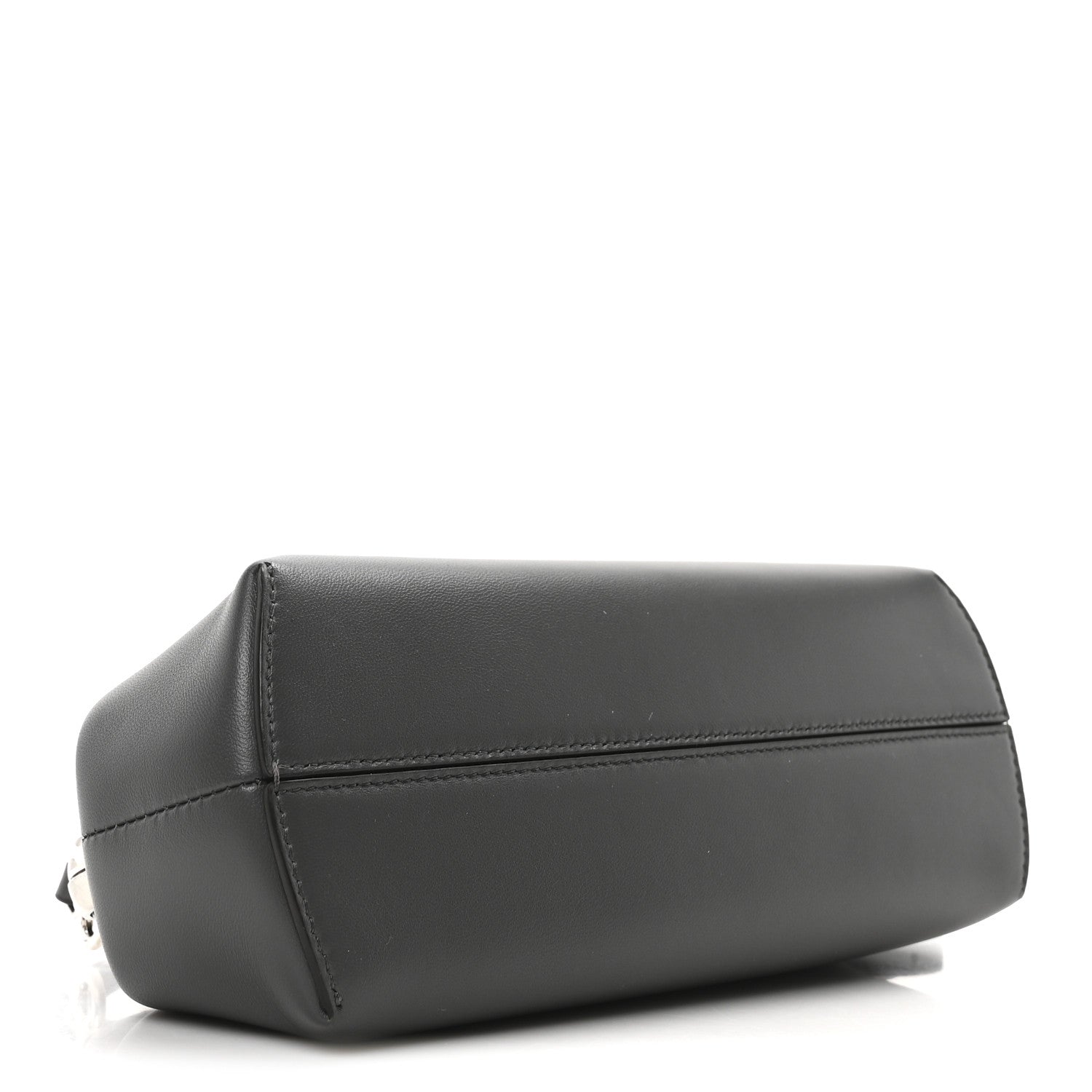 Fendi Shiny Nappa Snakeskin Small Fendi First Anthracite Asfalto 4 of 9