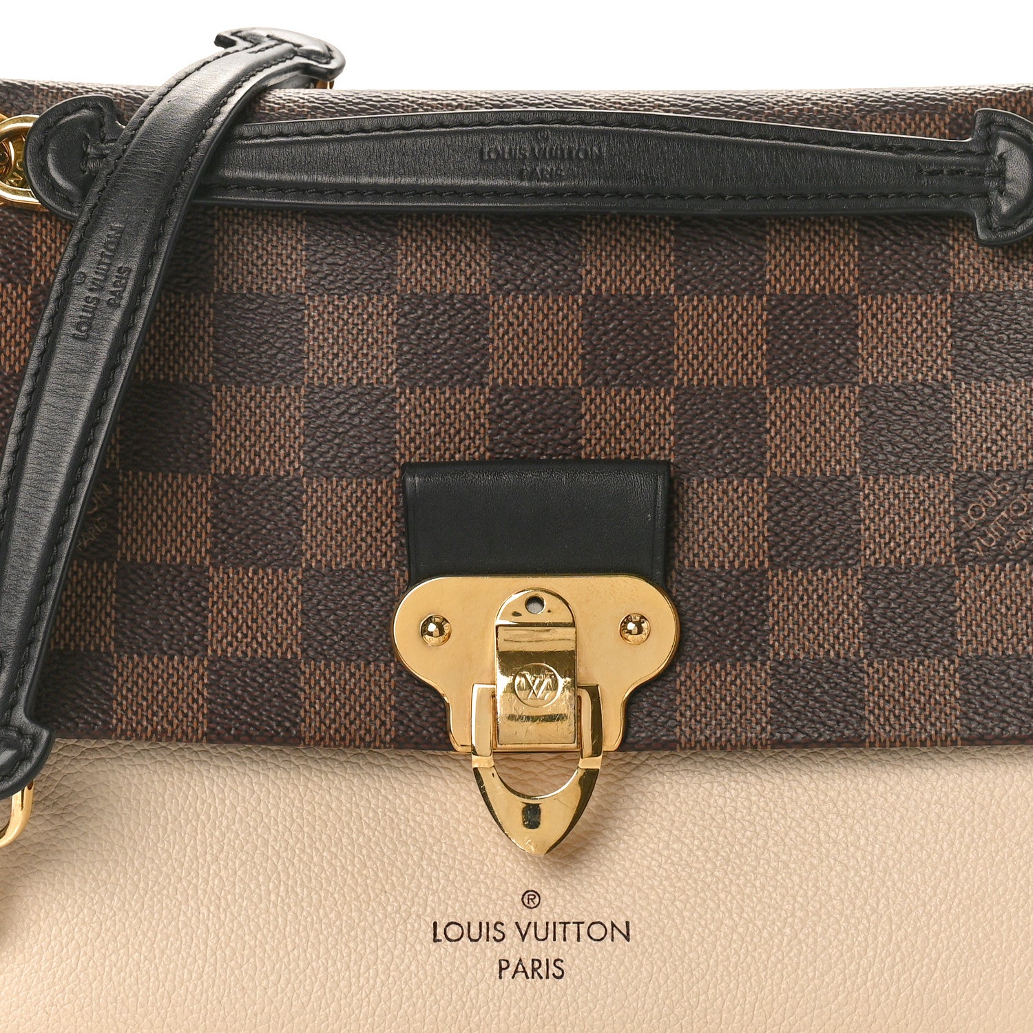 Louis Vuitton Damier Ebene Vavin PM Creme 7 of 9
