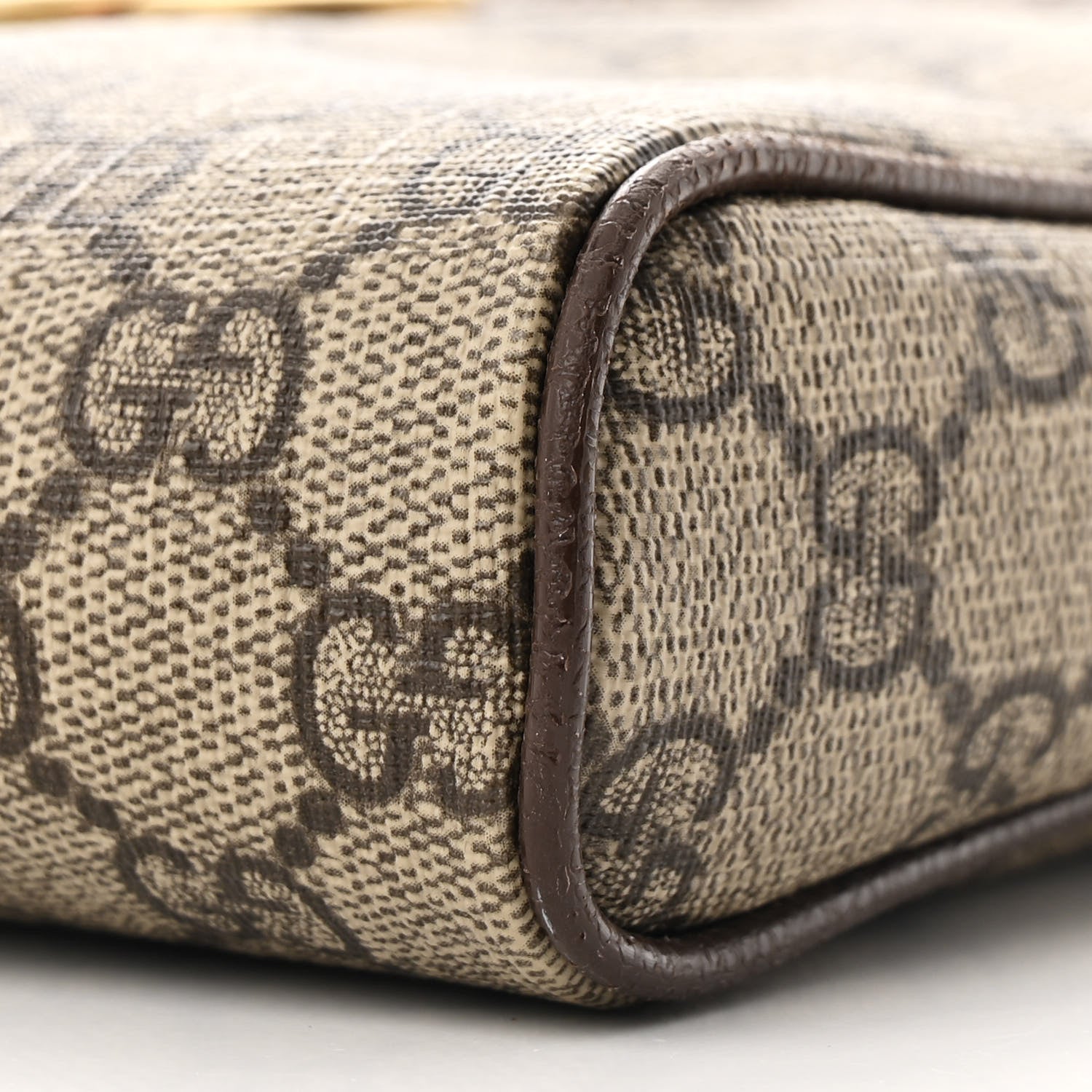 Gucci GG Supreme Monogram Web Small Ophidia Messenger Bag Brown 9 of 12