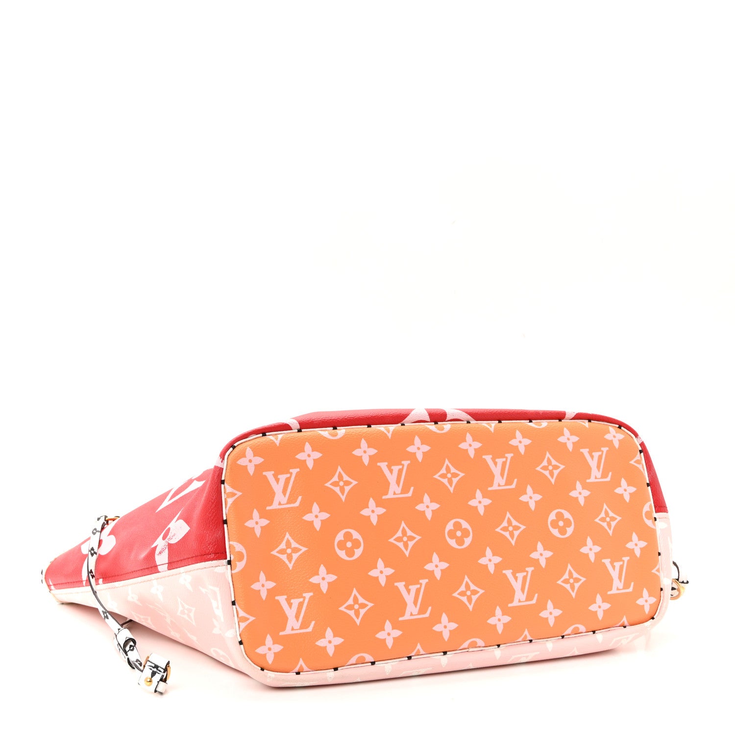 Louis Vuitton Monogram Giant Neverfull MM Rouge 5 of 10