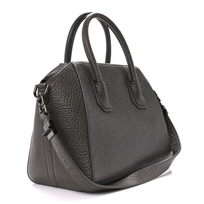 Givenchy Pebbled Calfskin Small Antigona Dark Grey 3 of 11