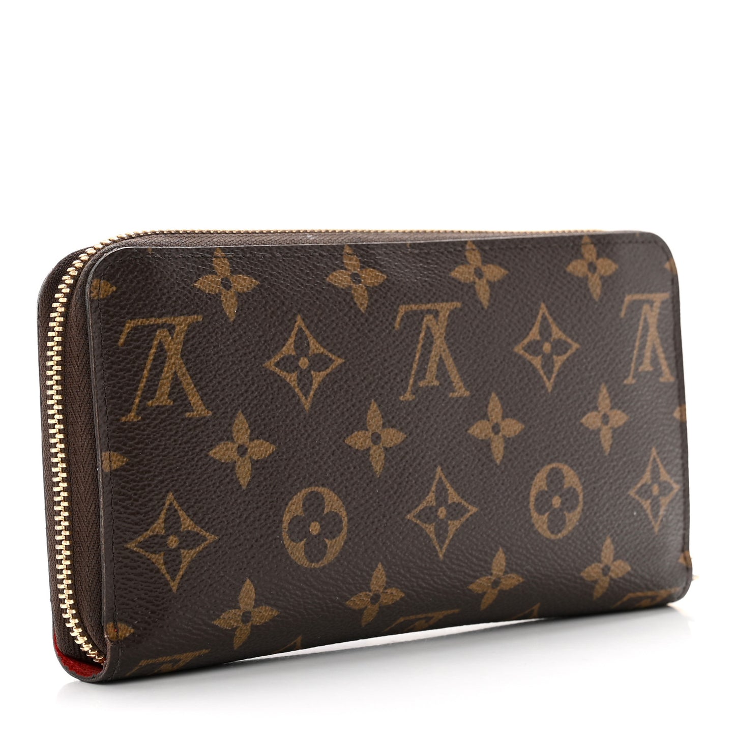 Monogram Zippy Wallet Coquelicot