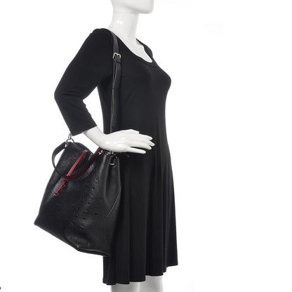 MCM Calfskin Ottomar Large Klara Hobo Black 3 of 12