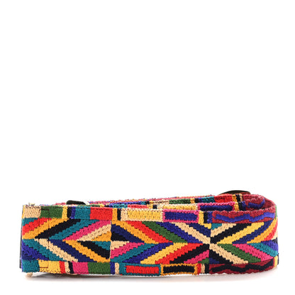 Valentino Garavani Canvas Native Couture 1975 Embroidered Rockstud Guitar Strap Multicolor 2 of 4