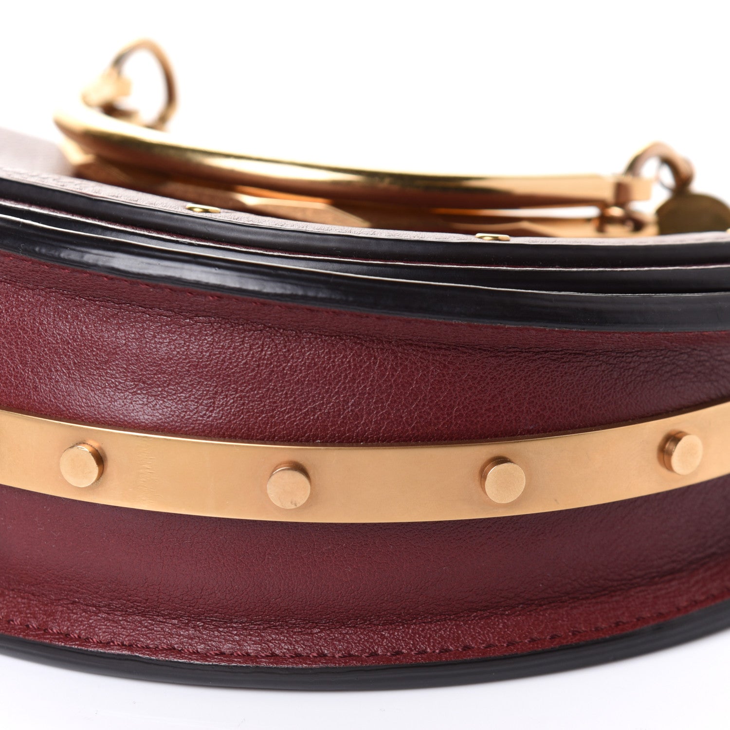 Chloe Calfskin Small Nile Bracelet Minaudiere Bag Plum Purple 18 of 18