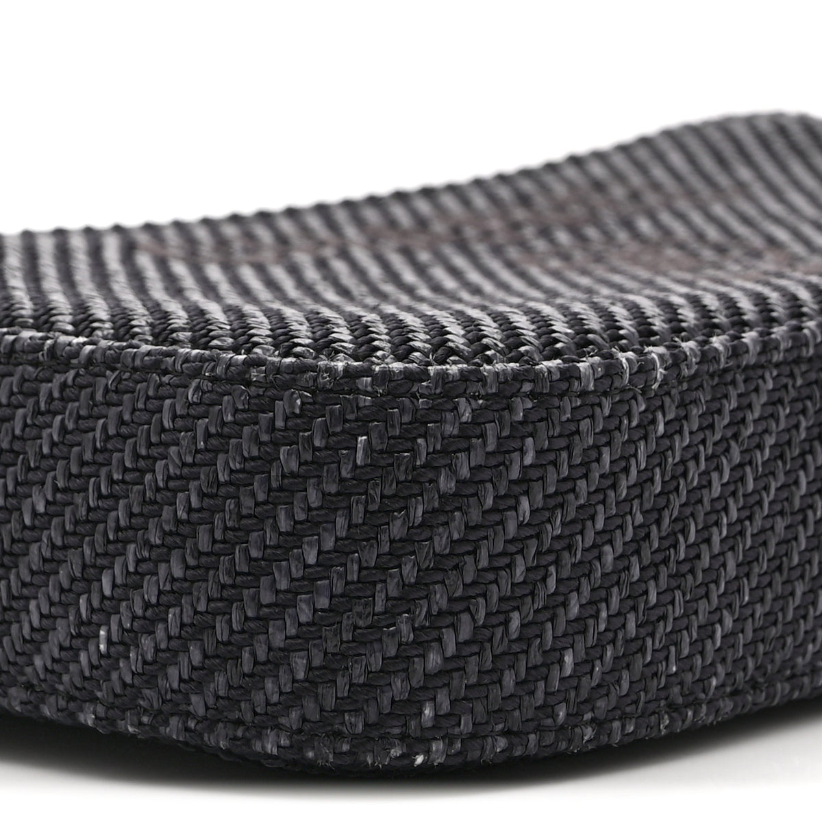 Lurex Straw Small Deauville Clutch With Chain Blue